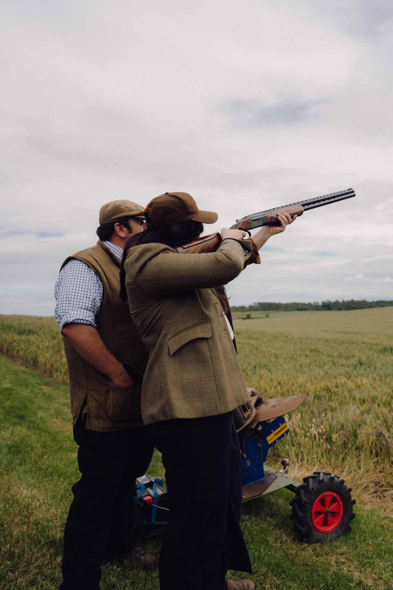 clay pigeon shooting experience in East Lothian nr Edinburgh Scotland
